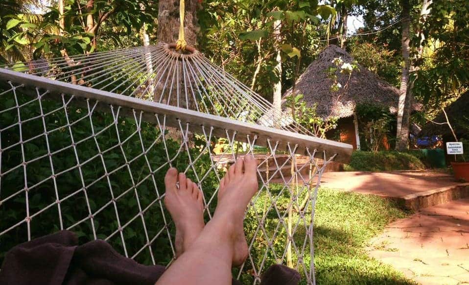 India-Unlikely-Holiday-Chilling-out-in-my-hammock-Somatheeram-Ayurveda-Resortsml